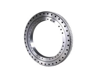 Single-row four point contact ball slewing bearing (internal gears)